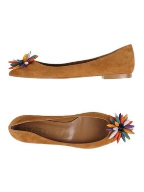 Marco Yellow with Multicolor Accent Ballet Flats Size 40